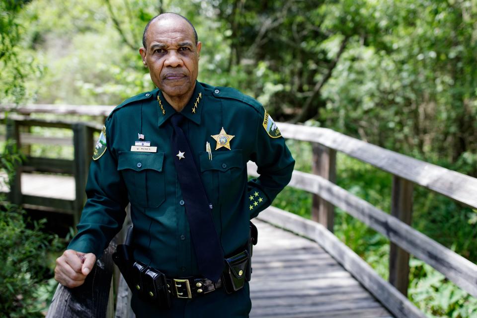 Leon County Sheriff Walt McNeil poses for a portrait at Tom Brown Park in Tallahassee, Fla. on Monday, April 11, 2022.