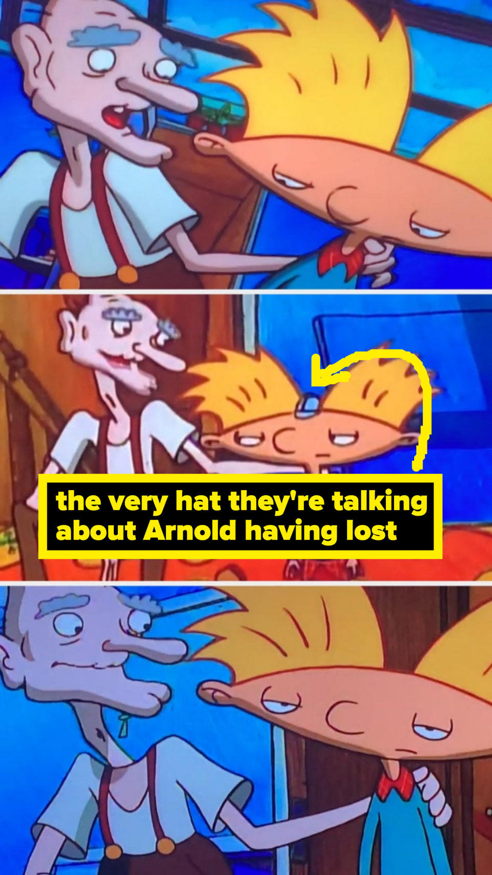 the hat on arnold