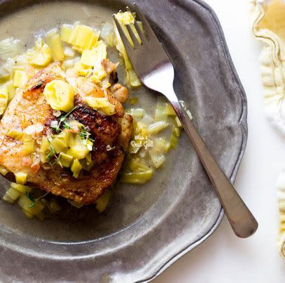 One-Pot Cider-Braised Chicken