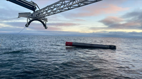 An Electron rocket that delivered satellites into orbit in January 2024 for Spire and NorthStar has returned to Rocket Lab's production line for final acceptance testing and eventual reflight, a milestone in the company's efforts to increase launch cadence by reusing the booster's first stage. (Photo: Business Wire)