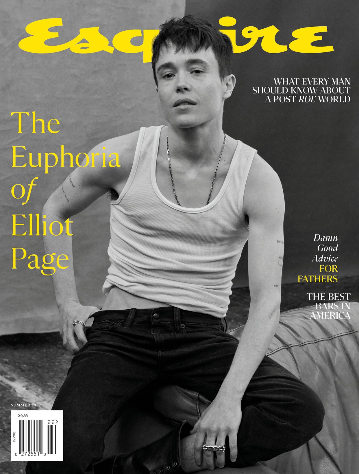 Elliot Page reveals what the best part of transitioning was for him in his new cover story interview with 