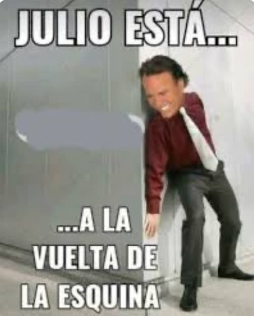 Termina junio y los memes de Julio Iglesias coparon las redes sociales mirá los mejores