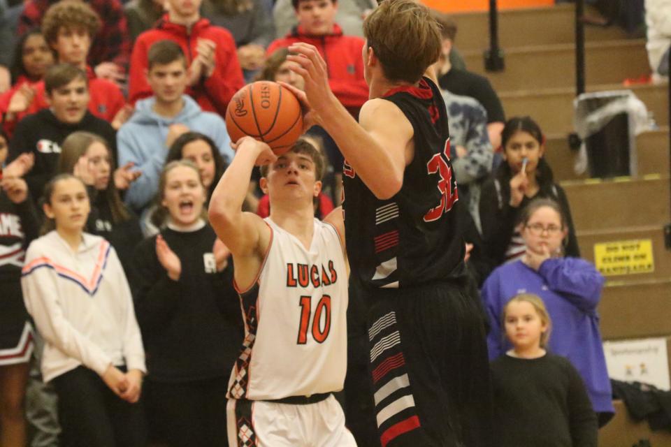 Lucas' Aidan Culler led the Cubs with 18 points in a Mid-Buckeye Conference championship clinching win over Mansfield Christian on Friday night.