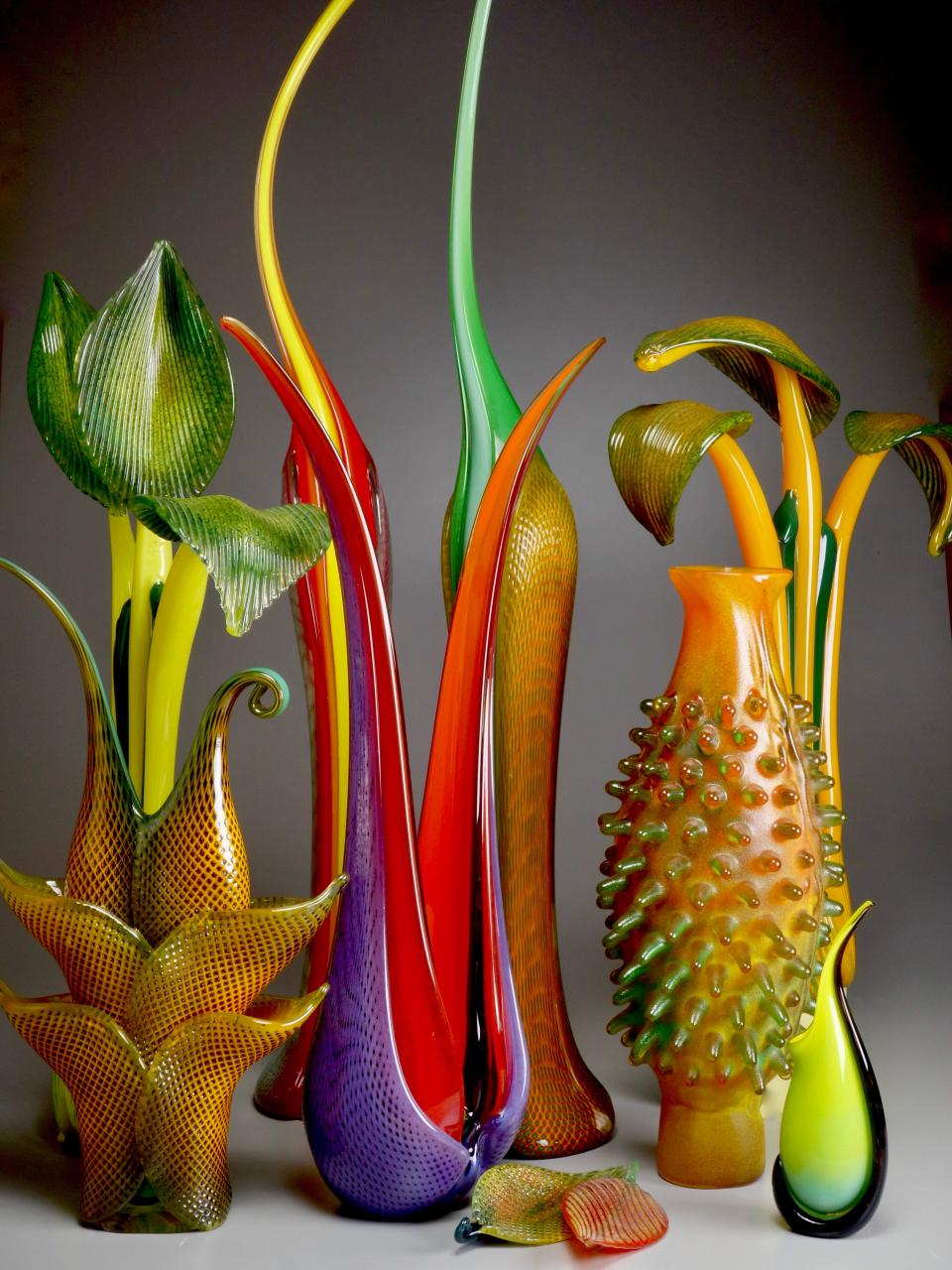 Glass artist Ed Branson's work is inspired by nature.