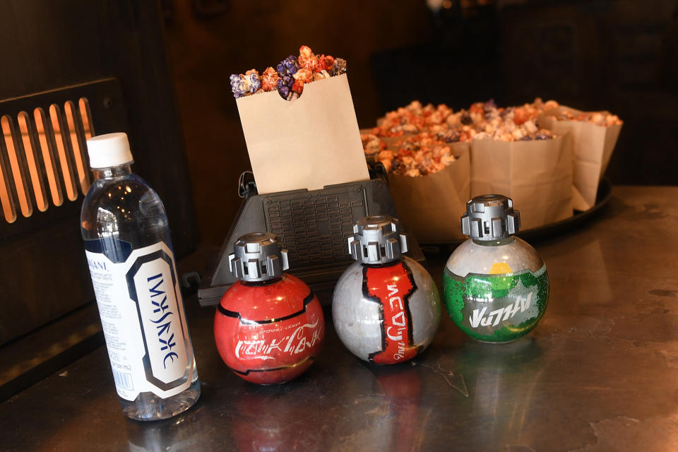 ORLANDO, FLORIDA - AUGUST 27:  General view of Kat Saka's Kettle  and Star Wars beverages special design at the Star Wars: Galaxy's Edge Walt Disney World Resort Opening at Disney’s Hollywood Studios on August 27, 2019 in Orlando, Florida. (Photo by Gerardo Mora/Getty Images) (Photo: Gerardo Mora via Getty Images)