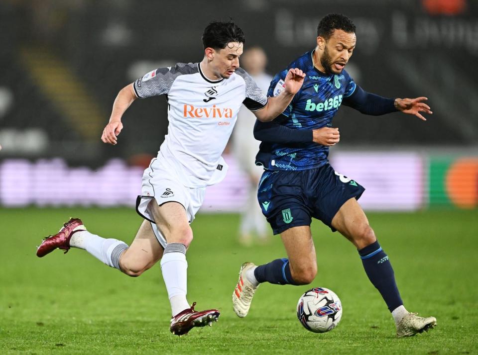 Charlie Patino has found minutes restricted on loan at Swansea (Getty Images)