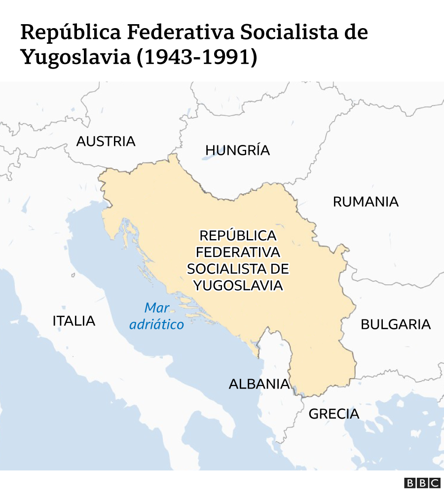 Yugoslavia mapa