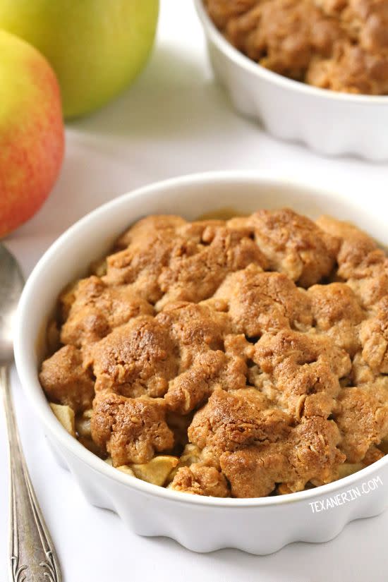 Peanut Butter Apple Crumble