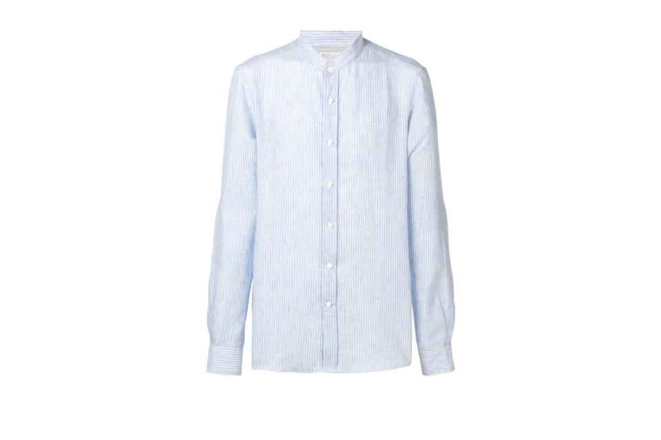 Brunello Cucinelli striped shirt (was $625, 40% off)