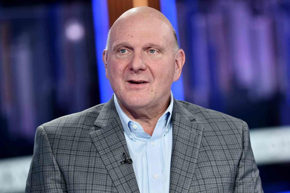 <p>Steven Ferdman/Getty</p> Former Microsoft CEO Steve Ballmer 