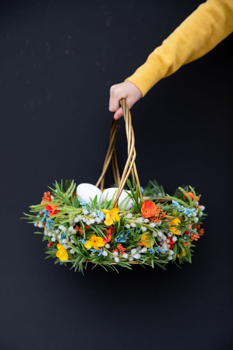 Floral Easter Basket