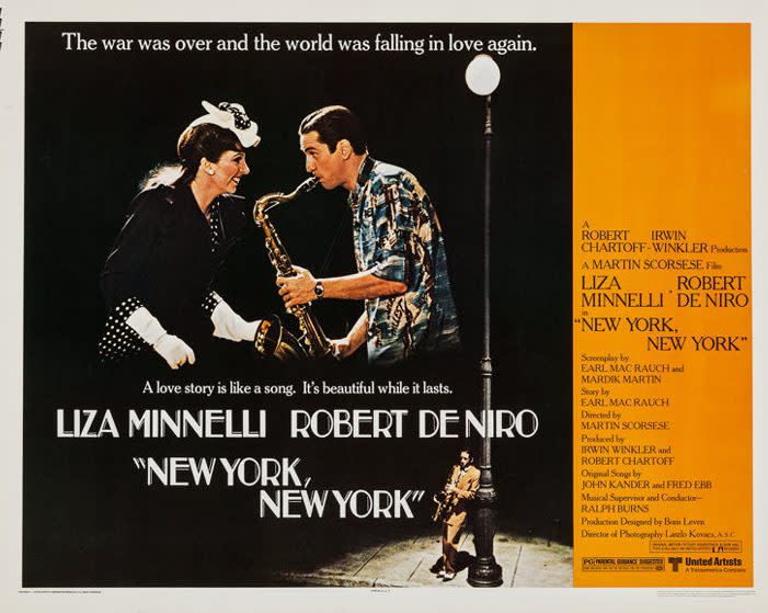 The original poster for New York, New York