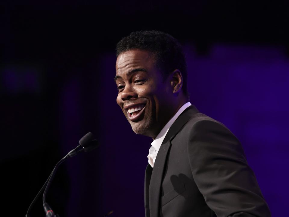 Chris Rock speaks onstage at the National Board of Review annual awards gala at Cipriani 42nd Street on March 15, 2022 in New York City.