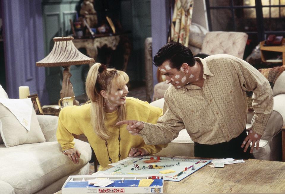 <p>When Phoebe contracts the chicken pox right when her old flame Ryan is about to dock from the Navy, an adorably cute episode of <em>Friends</em> with Charlie Sheen ensues.</p>