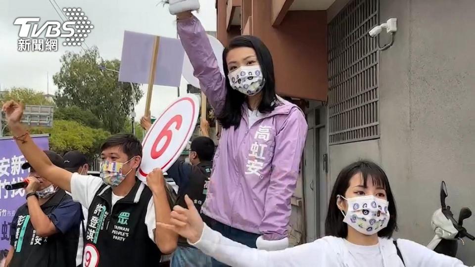 民眾黨新竹市長候選人高虹安。（圖／TVBS資料畫面）