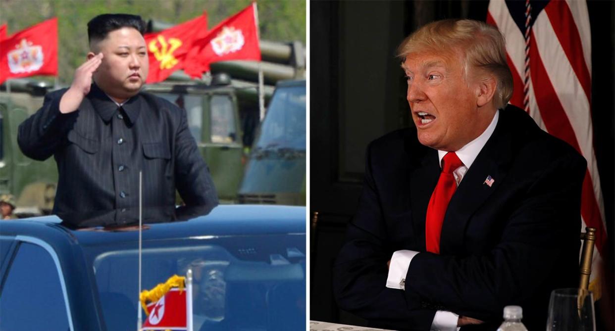 Donald Trump has been accused of declaring war against North Korea