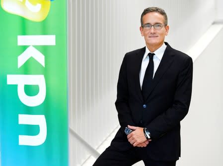 FILE PHOTO: CEO Maximo Ibarra from KPN poses after the presentation of the company's financial results for the fourth quarter and full year 2018 in Rotterdam