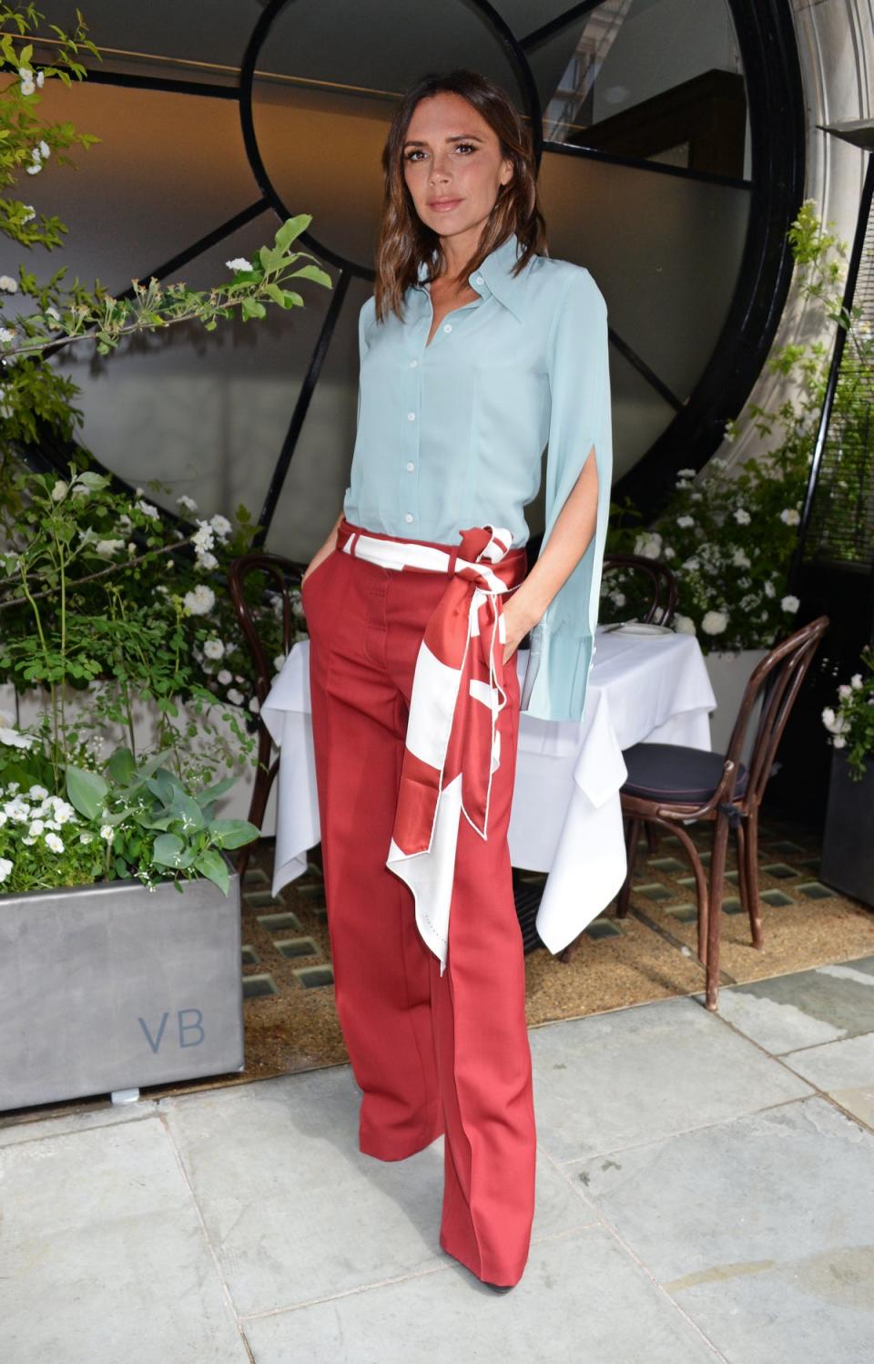 At Scott's Mayfair unveiling the summer terrace on May 21, 2018 (Dave Benett)