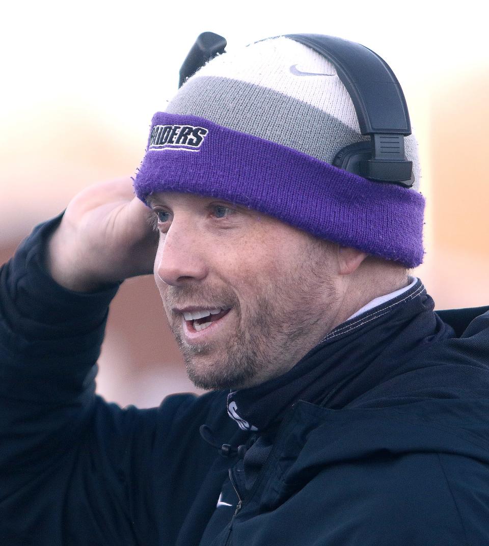 Mount Union football coach Geoff Dartt is 14-0 in his second season.