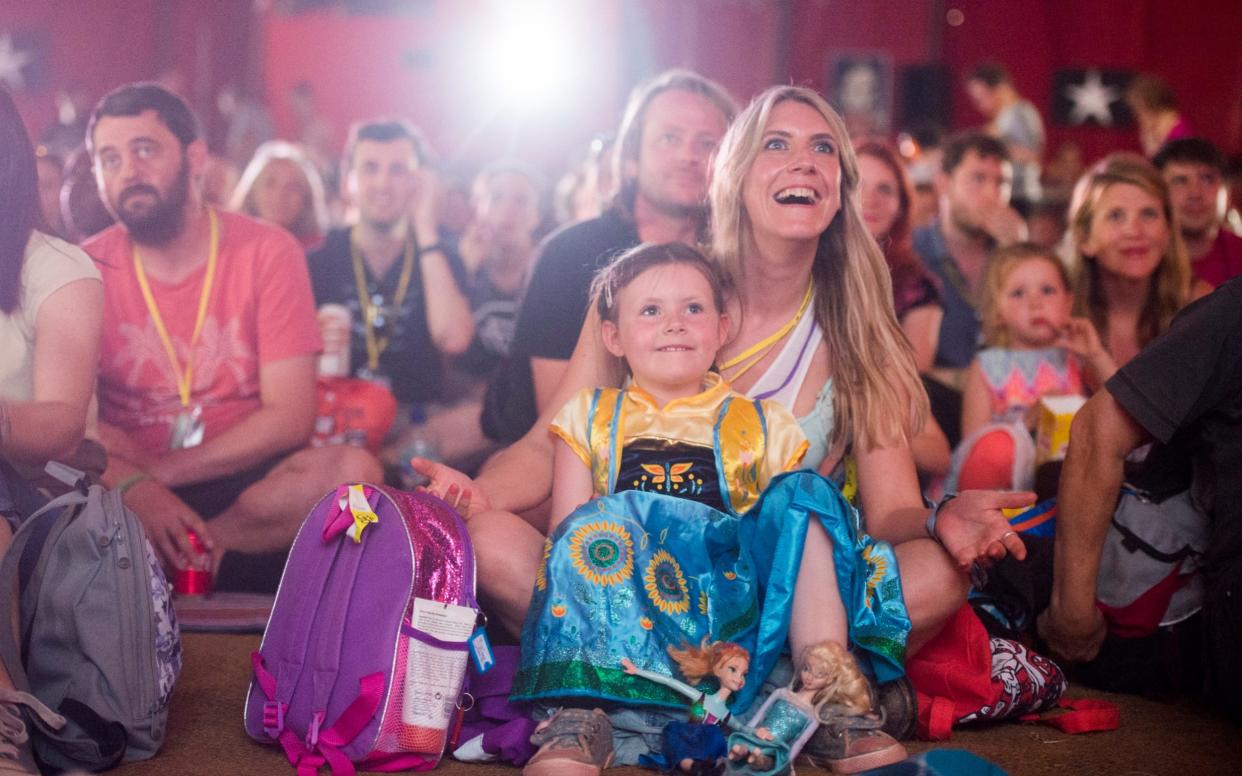 The Glastonbury Frozen singalong - Paul Grover for the Telegraph