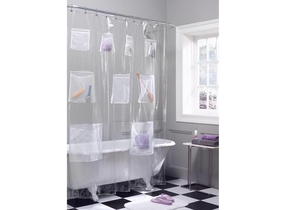 This all-in-one storage solution can be every tiny shower owner's lifesaver. (Source: Amazon)