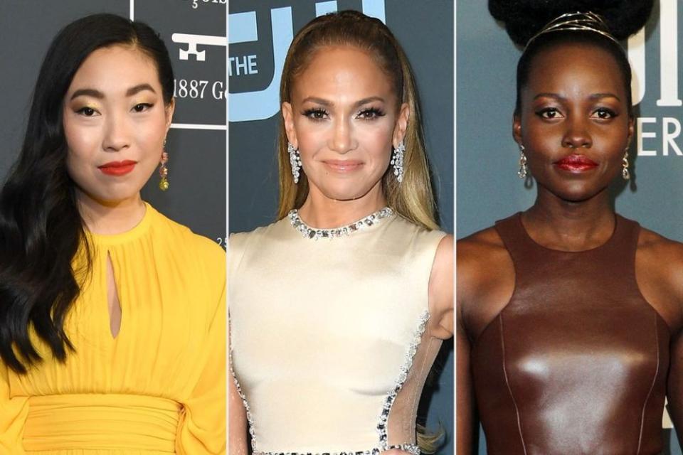 Awkafina, Jennifer Lopez and Lupita Nyong'o