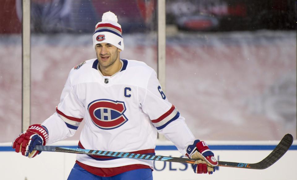 <p>Montreal Canadiens captain Max Pacioretty tries to loosen up through the minus-20 degree weather on a frigid Saturday night in the Nation’s Capital. </p>