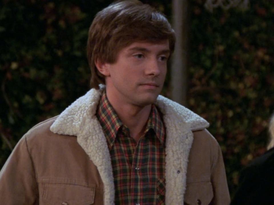 Topher Grace as Eric Forman on the series finale of "That '70s Show."