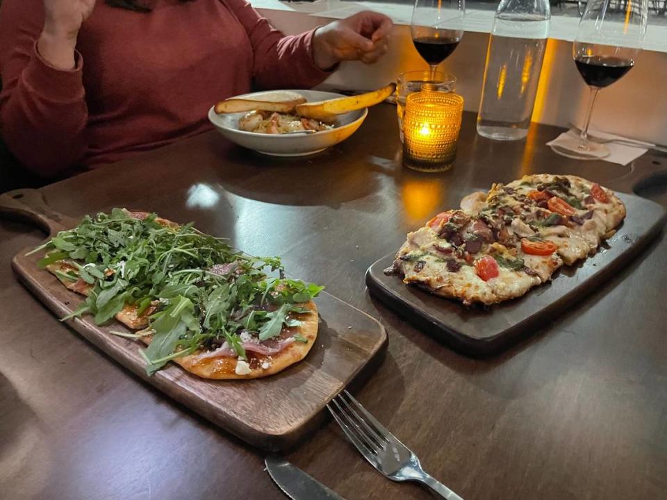 Nine flatbreads ($15 to $19) are one of the shareable dishes at Acero.