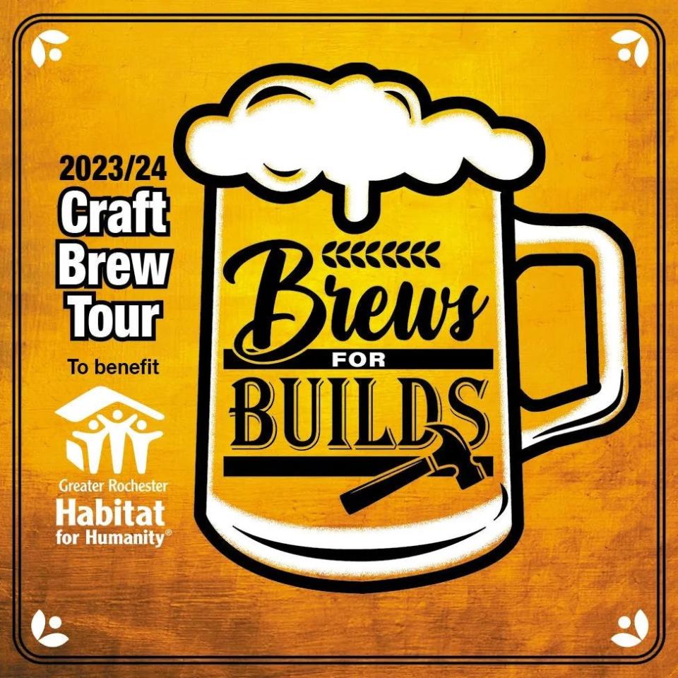 The Brews for Builds fundraiser to benefit Greater Rochester Habitat for Humanity is underway, with 18 craft breweries participating in Ontario and Monroe counties.