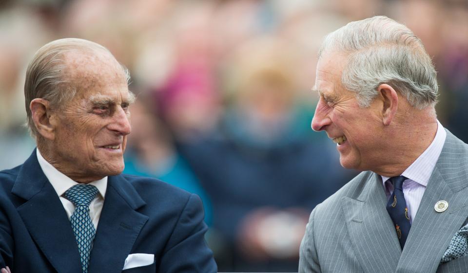 Prince Philip and Prince Charles in 2016.