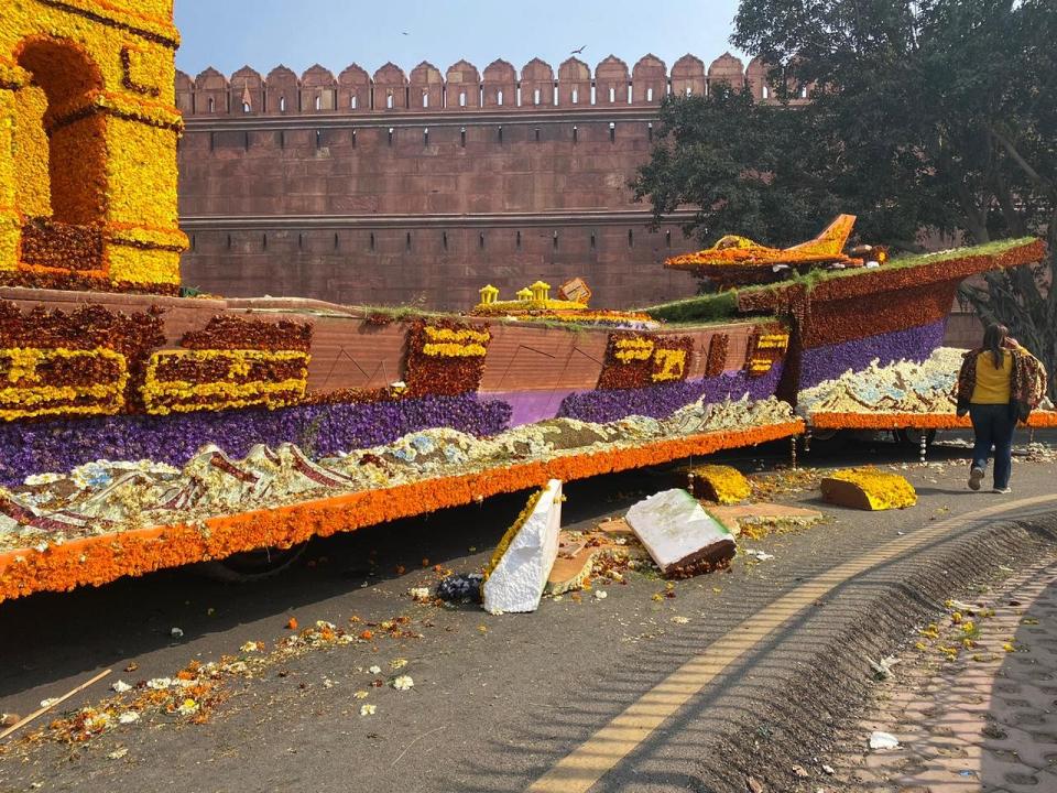 How the Red Fort looks a day after clash.