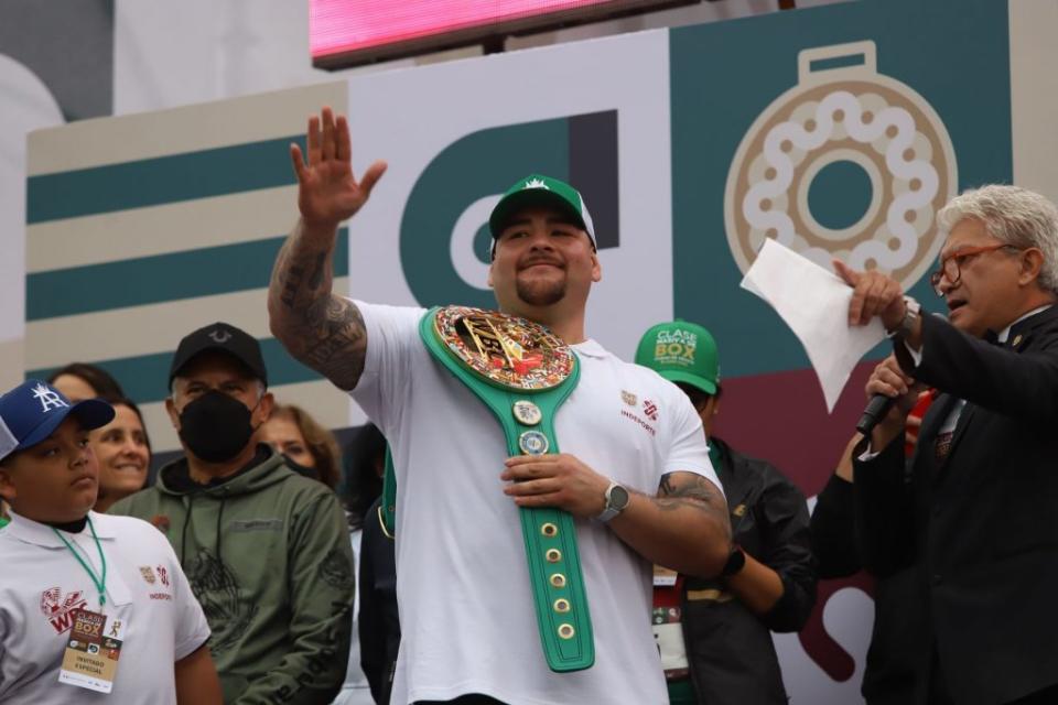 Andy Ruiz Jr /Foto: Edgar Negrete | Cuartoscuro.