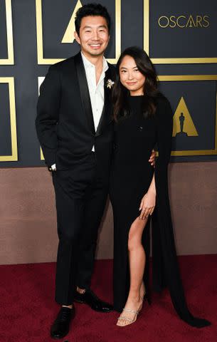 Simu Liu & Girlfriend Allison Hsu Couple Up for Academy Of Motion