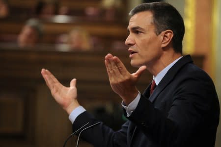 Investiture debate at the Parliament in Madrid