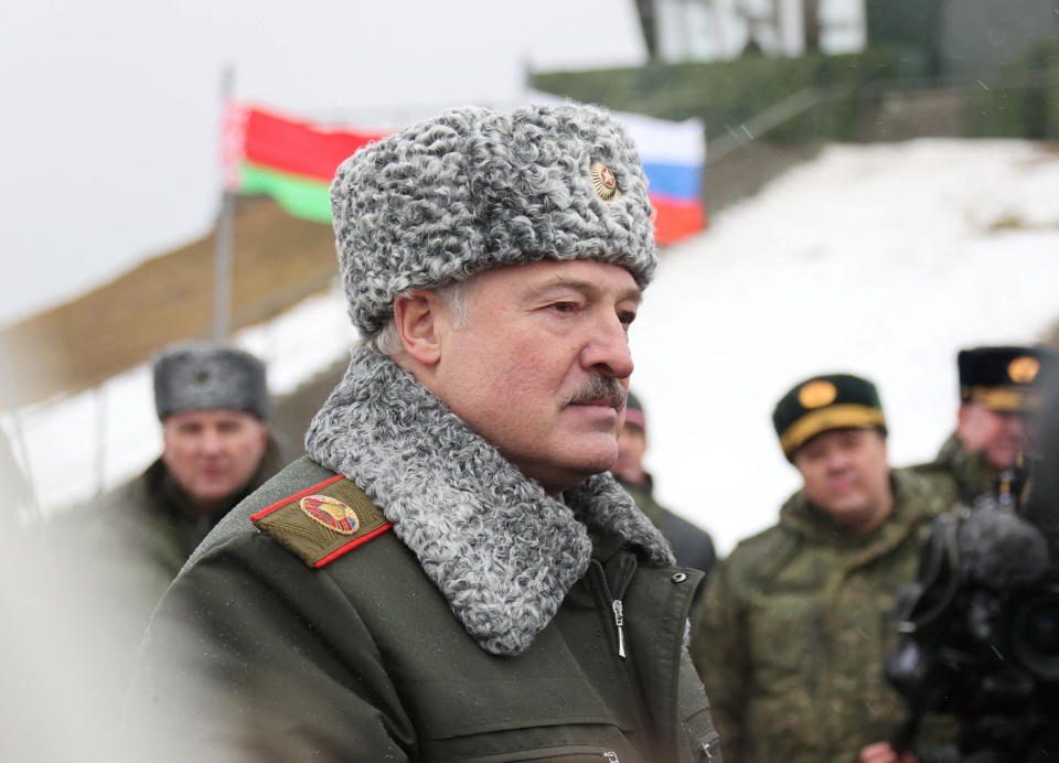 Belarusian President Alexander Lukashenko attends the 