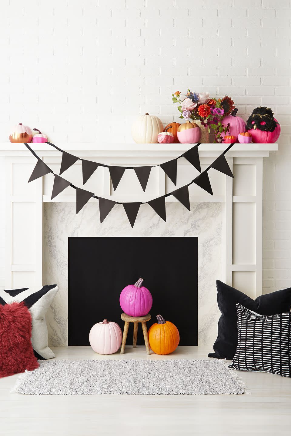 Halloween Mantel Decor