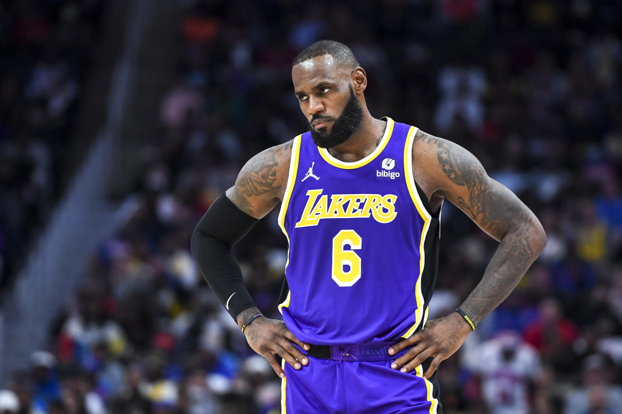 LeBron James told reporters that he accidentally 