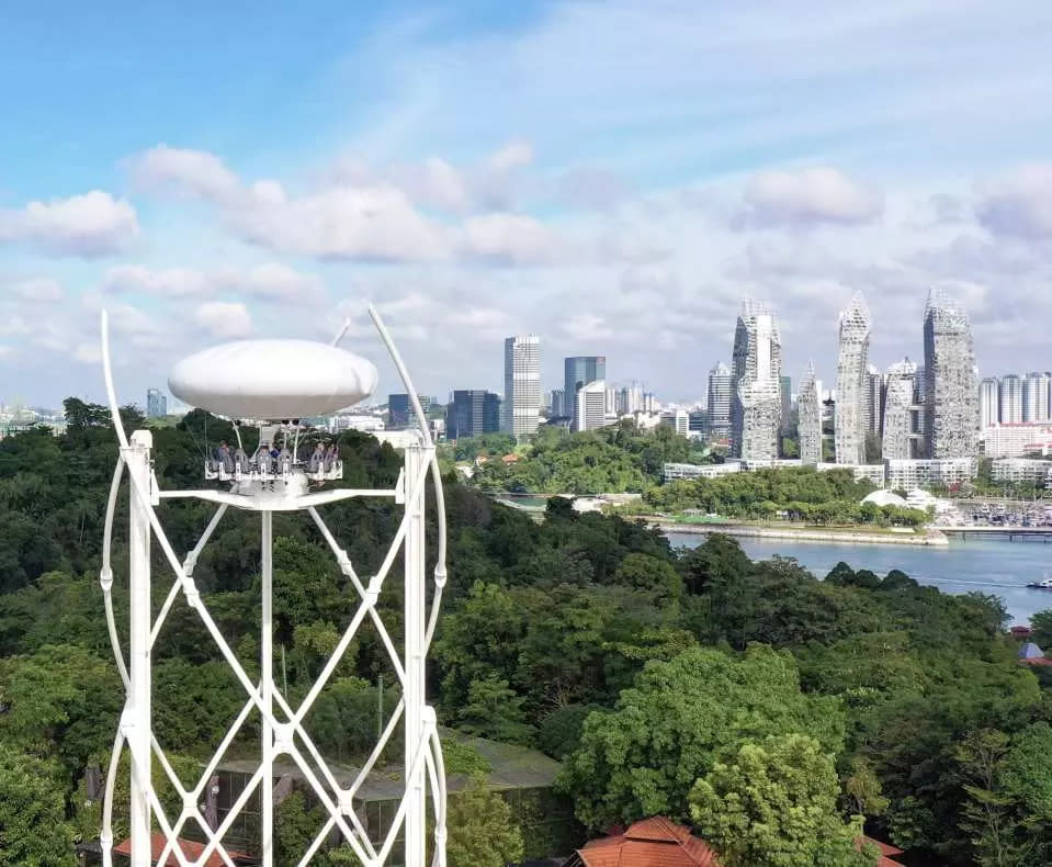 新加坡旅遊│新加坡最新露天全景觀景台SkyHelix實測挑戰畏高、79米高360度腳揈揈俯瞰聖淘沙全景

