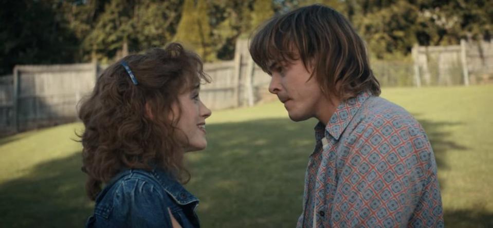 Nancy and Jonathan in ‘Stranger Things’ - Credit: Netflix