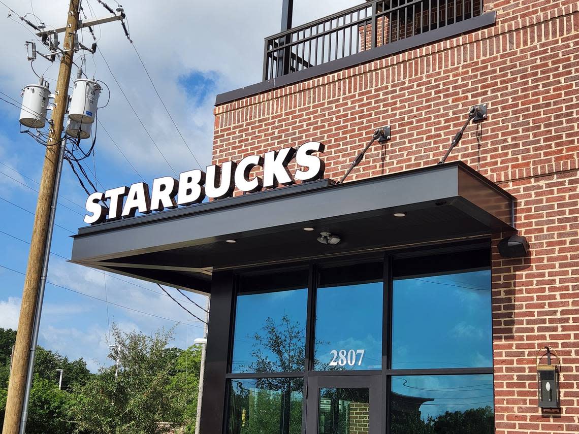 A new Starbucks opened July 15 at 2807 Rosewood Dr. in Columbia.