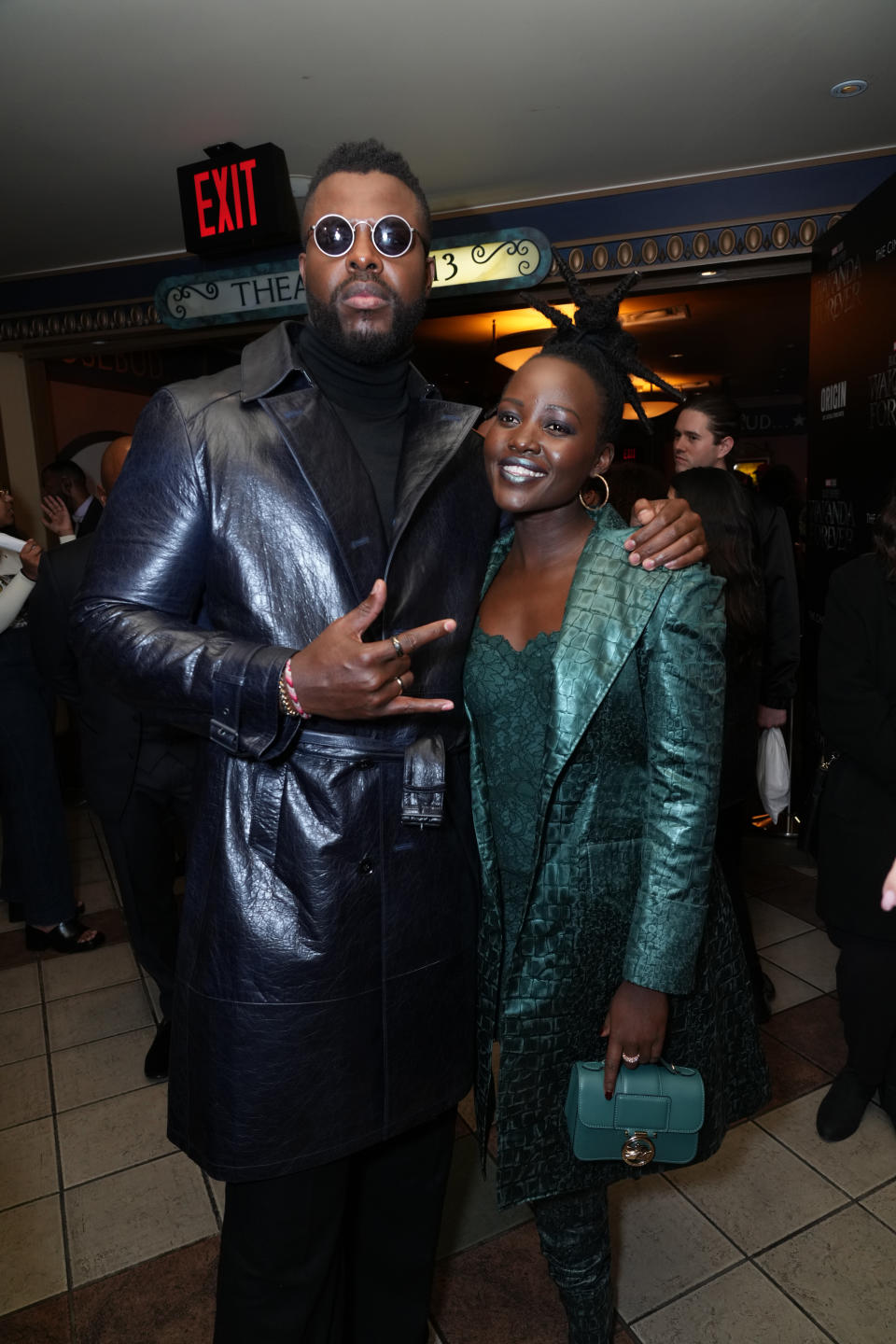 Winston Duke y Lupita Nyong'o: una gran amistad