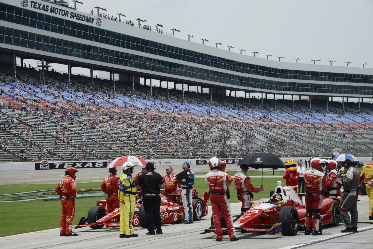 Eddie Gossage thinks 200,000 fans could attend a football game at Texas Motor Speedway. (AP Photo/Tim Sharp)