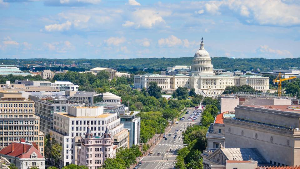 Washington DC with US capital