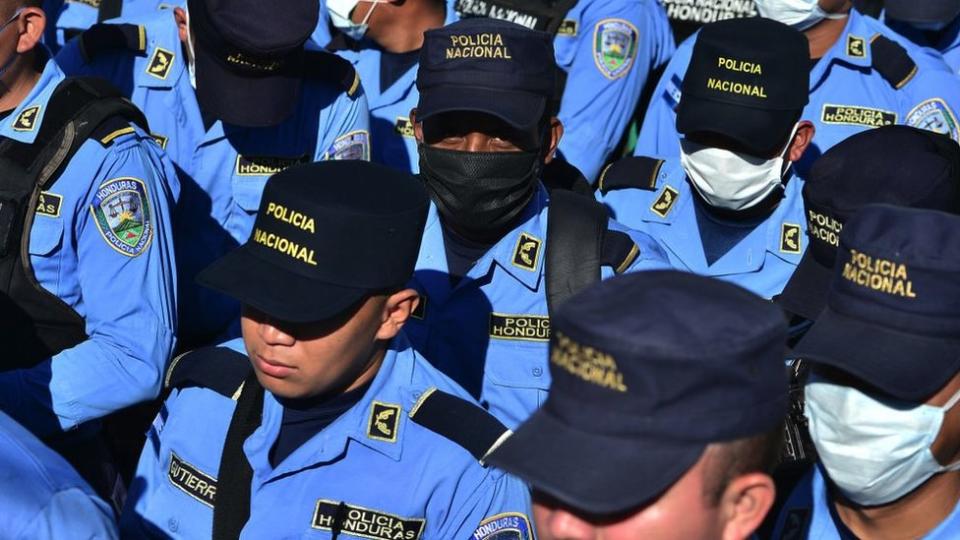 Policia en Honduras