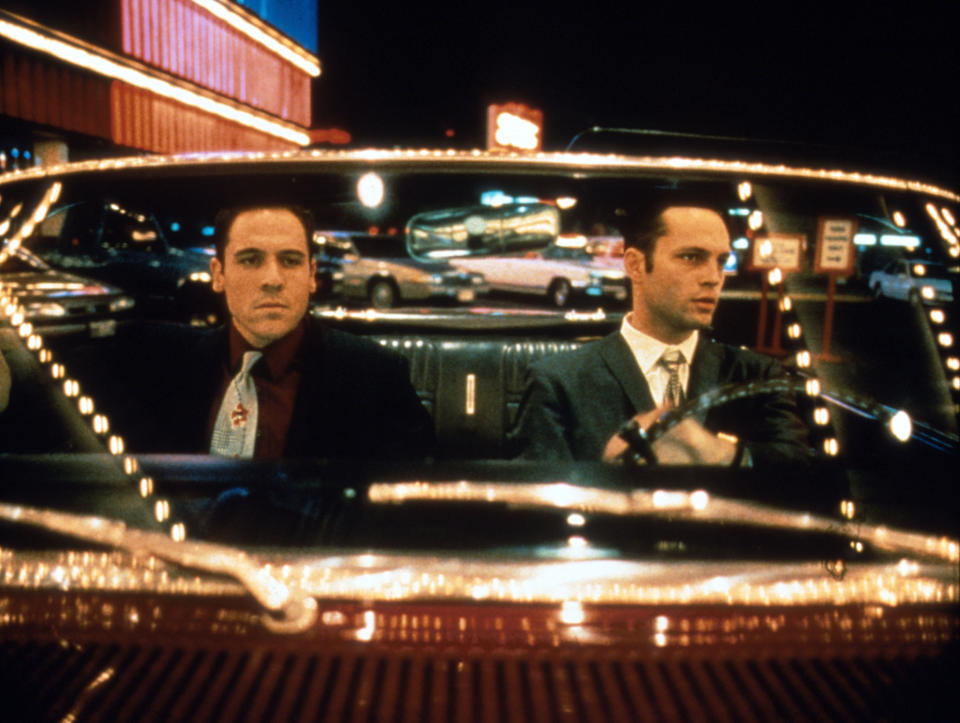 Jin Favreau and Vince Vaughn shot to fame in Doug Liman's 1996 film Swingers, based on a script by Favreau. (Alamy)