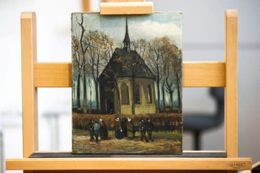 'Congregation Leaving the Reformed Church in Nuenen' (1885), the other Vincent van Gogh painting recovered