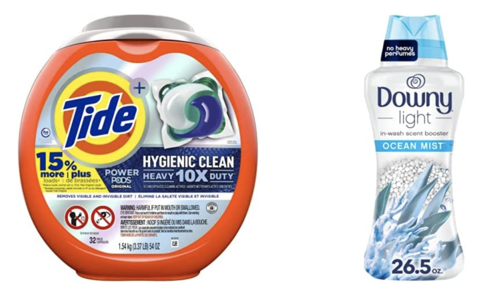 Tide Pods + Downy Light (Photo via Amazon)