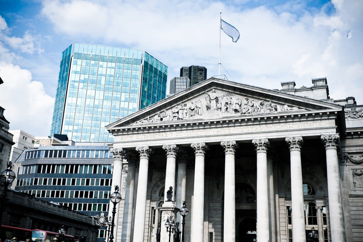 FILE: Royal Exchange building in the City of London  (Getty )