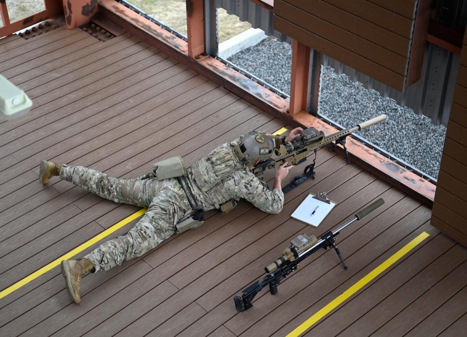 US Army special operations sniper competition